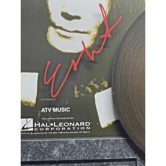 1995 JOHN LENNON PLASTIC ONO BAND GIVE PEACE A CHANCE 24K GOLD LTD ED 1599/5000 - Picture 6 of 11